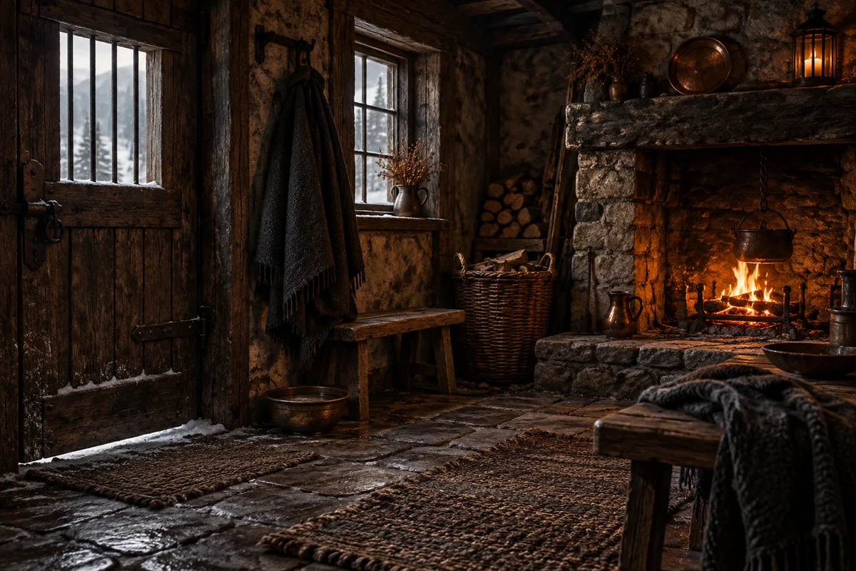 The hearth — atmospheric illustration